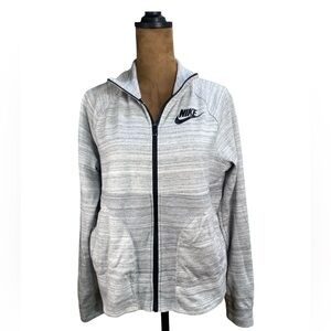 Nike Women's‎ Heathered Gray Zip-Up Hoodie
